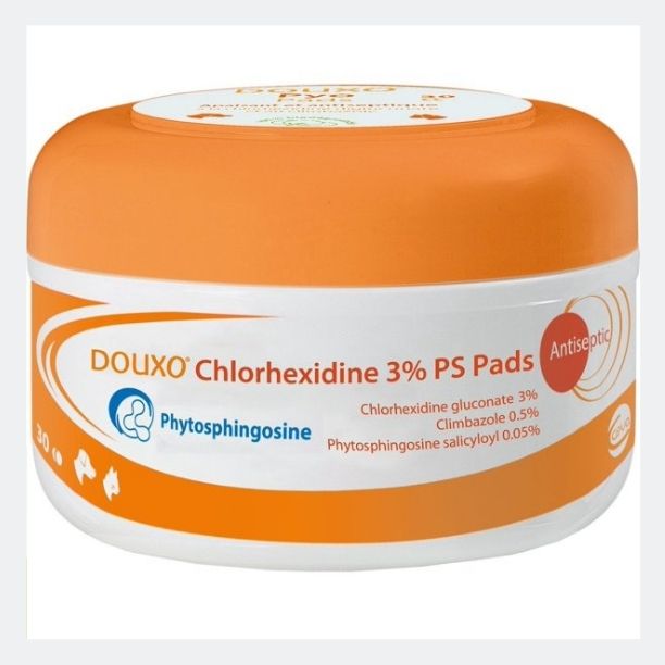 DOUXO Chlorhexidine 3 PS Pads 30 count